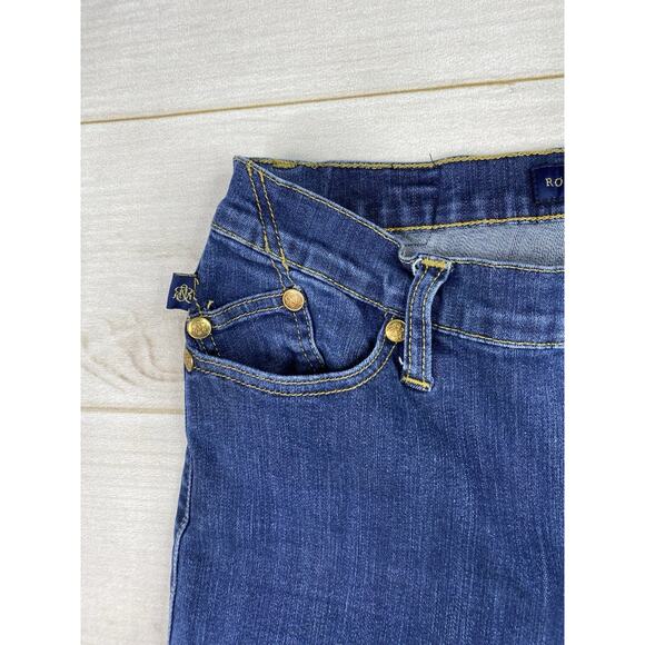 Rock & Republic Kasandra Bootcut Jeans Womens 10 Blue Mid Rise Stretch Denim - Picture 2 of 13